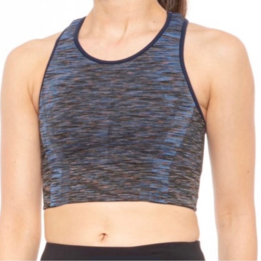 LNDR Space Sports Bra Blue / Navy